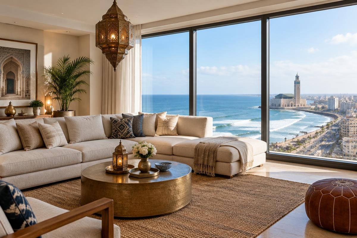 Appartement vue mer à Casablanca