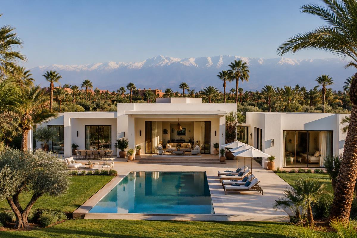 Villa contemporaine à Marrakech